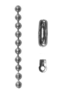 No. 6 (3.2mm) Ball Chain Kit (Chrome / Stainless Steel / Brass)