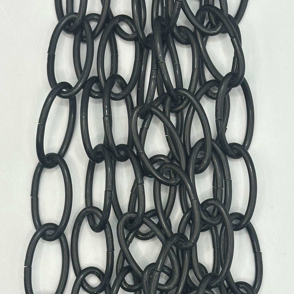 2.8mm Black Oval Chain