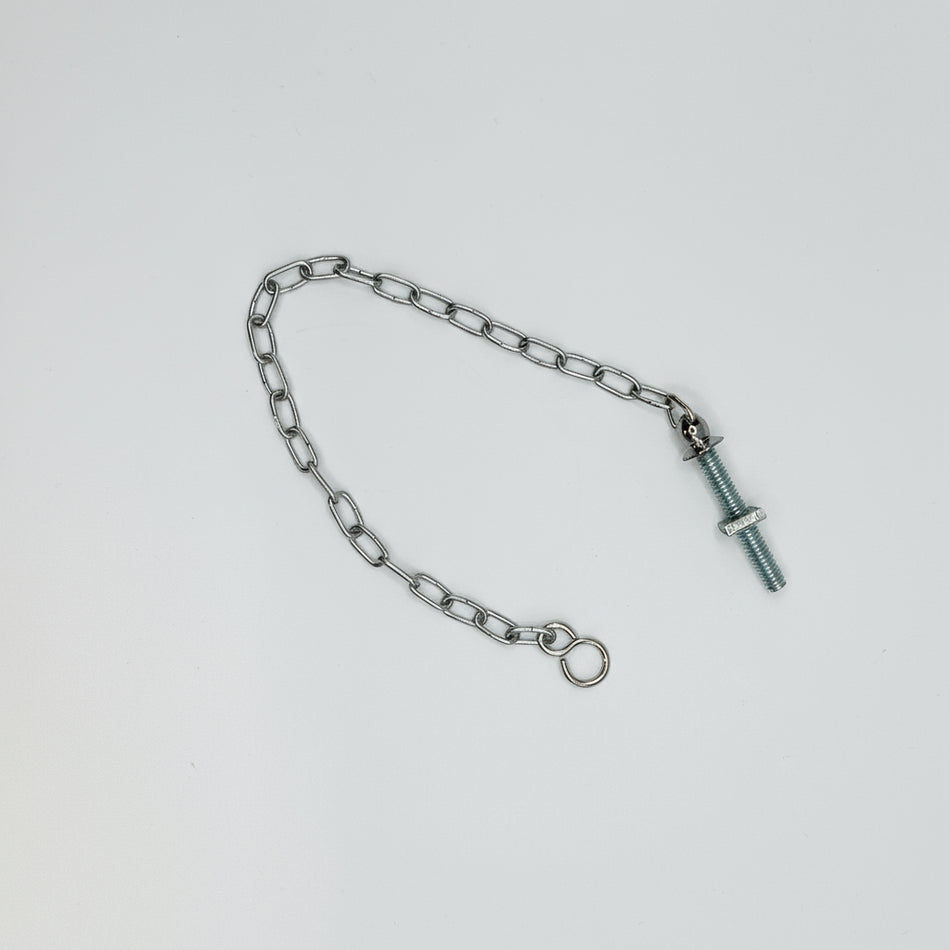 Chrome Plated Clock Chain Bath Assembly- Stay + Hook