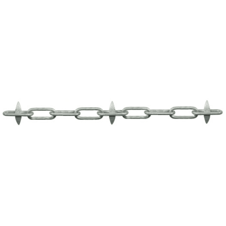 Hot Galvanised Steel Chain Diamond Spiked Every 4th Link