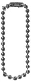 No.3 (2.4mm) Nickel Plated Steel Ball Identity Chains
