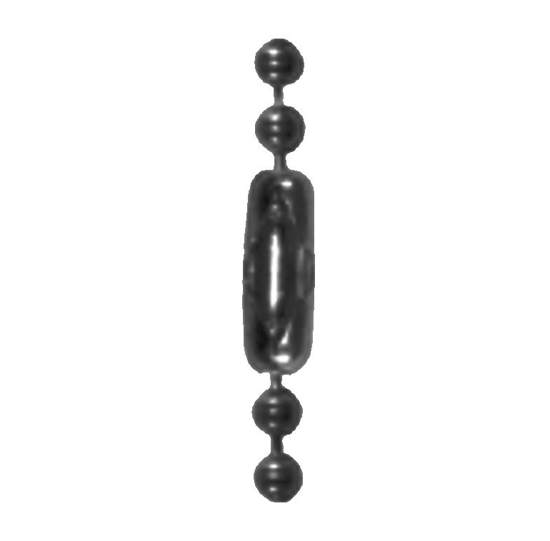 Black Steel Ball Chain Connectors