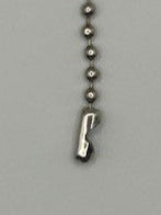 No.3 (2.4mm) Nickel Plated Steel Ball Key Chains
