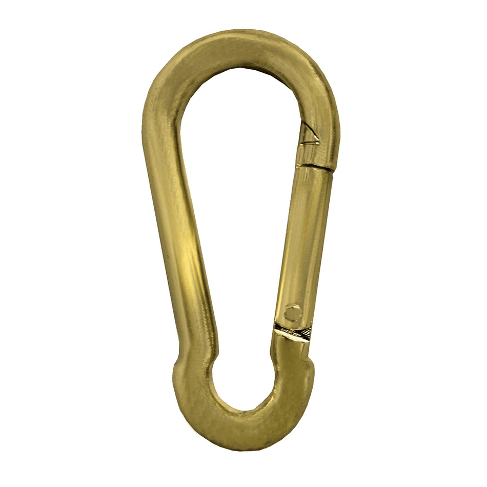 Brass Plated Carabiner Hook