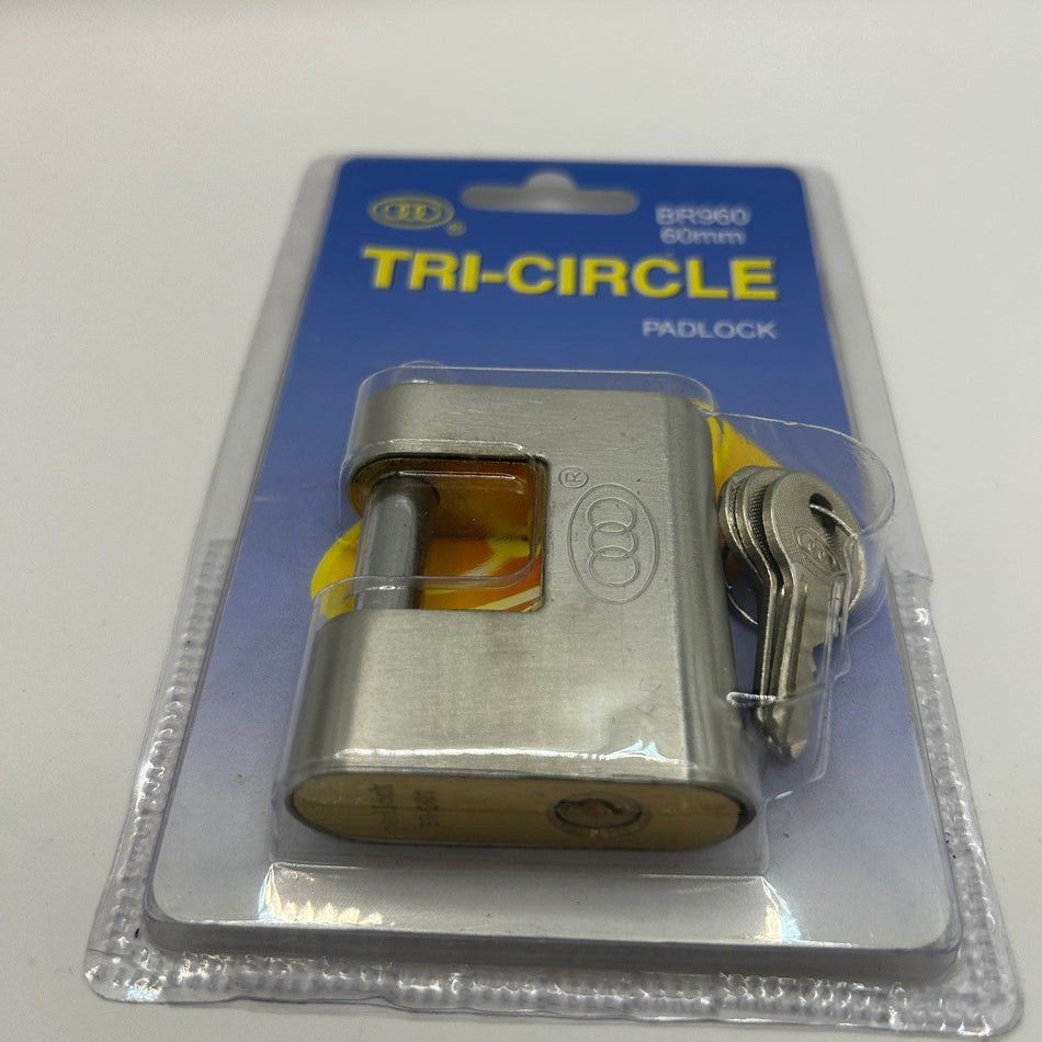 Tri-Circle Stainless Steel Armoured Lock