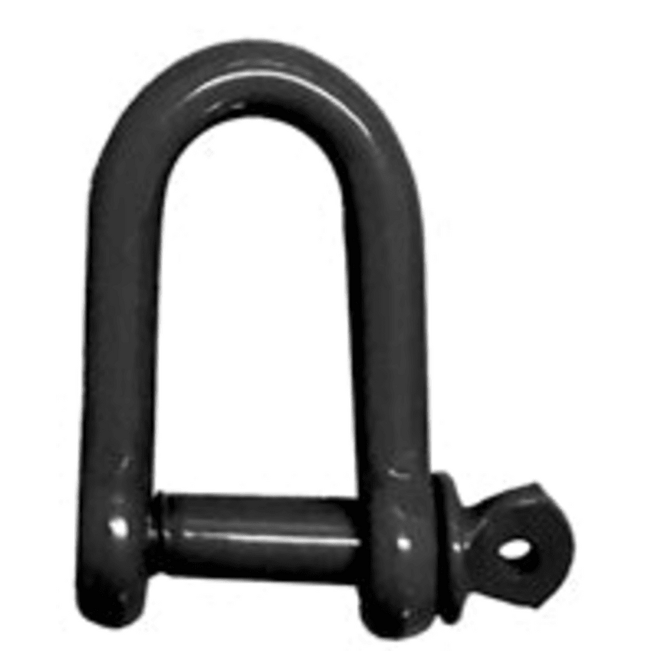 Black Epoxy Coated Steel Dee Shackles