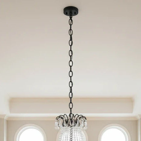 Black Decorative Chandelier Chain (Oval)