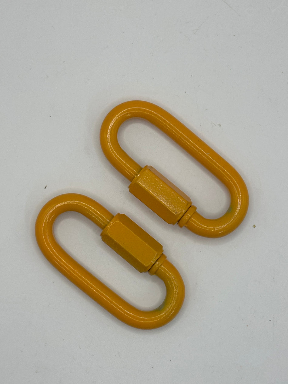 Orange Epoxy Coated Steel Quick Links