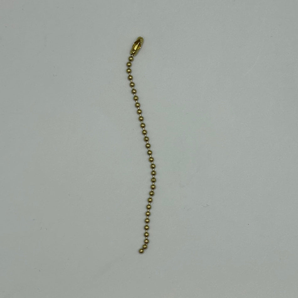 No.3 (2.4mm) Electrobrassed Steel Ball Key Chains