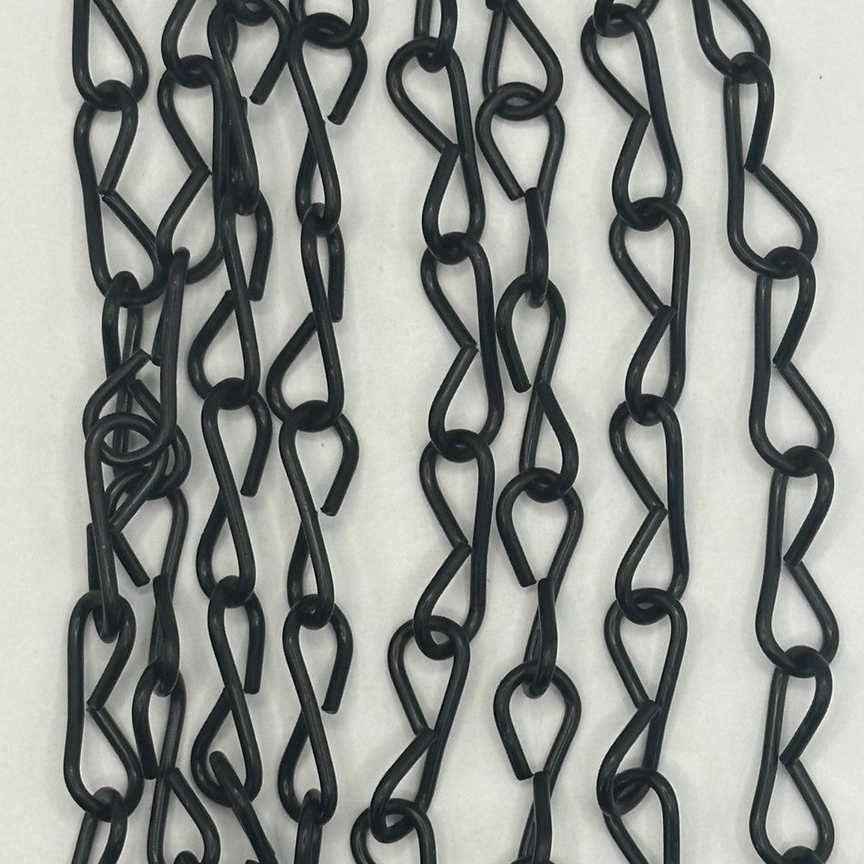 Black Japanned Jack Chain