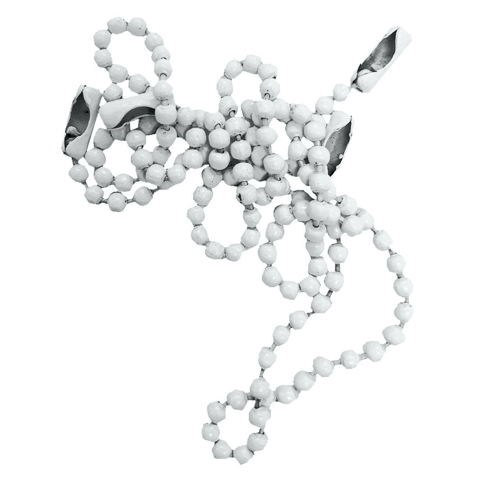 No.3 (2.4mm) White Steel Ball Key Chains