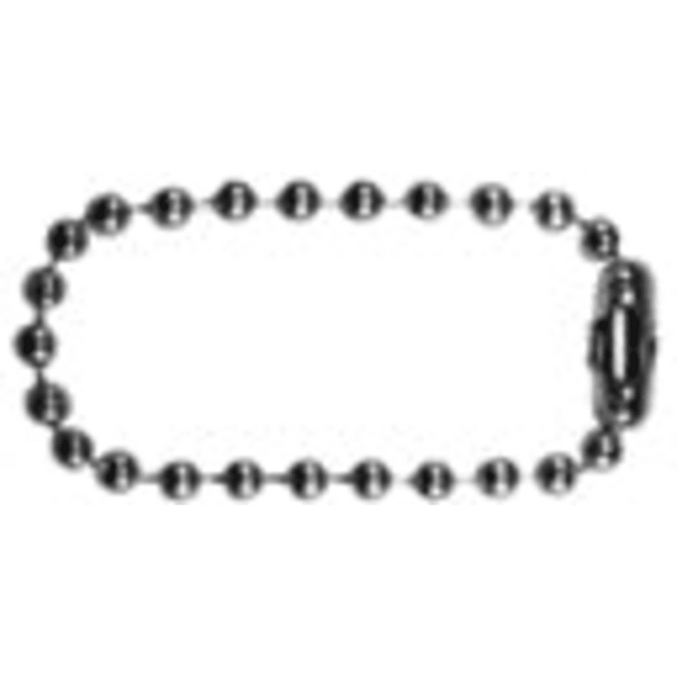 No.3 (2.4mm) Nickel Plated Steel Ball Key Chains