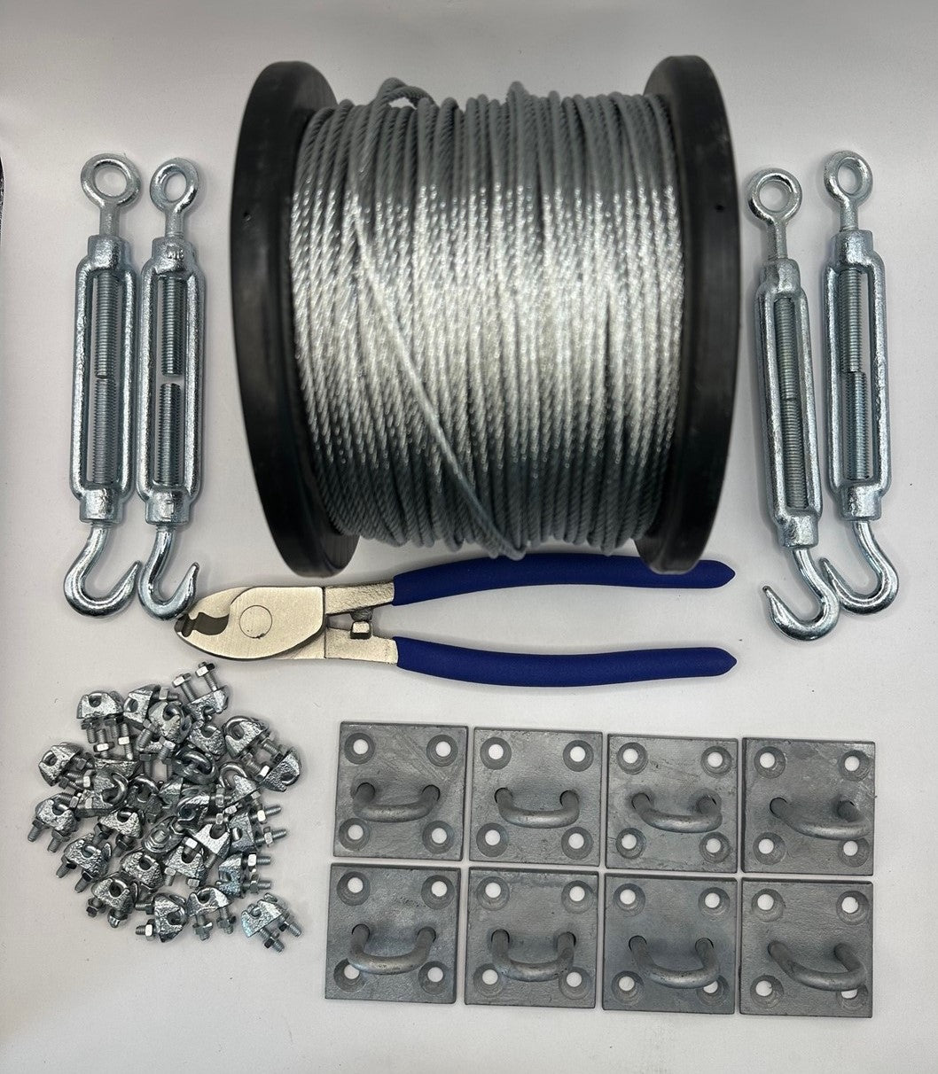 Buy Catenary Wire Rope Kit - Large Eye Plate Kit -30m – English Chain ...