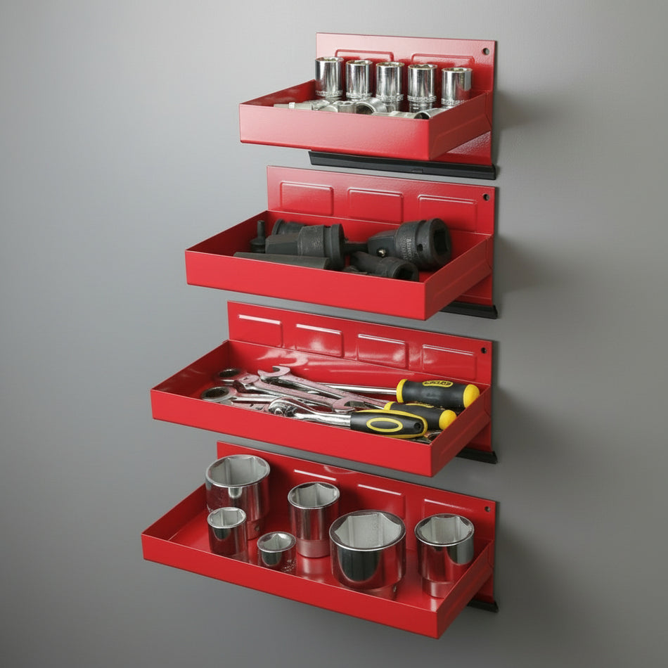 Magnetic Tool Tray Set - 4 Pieces