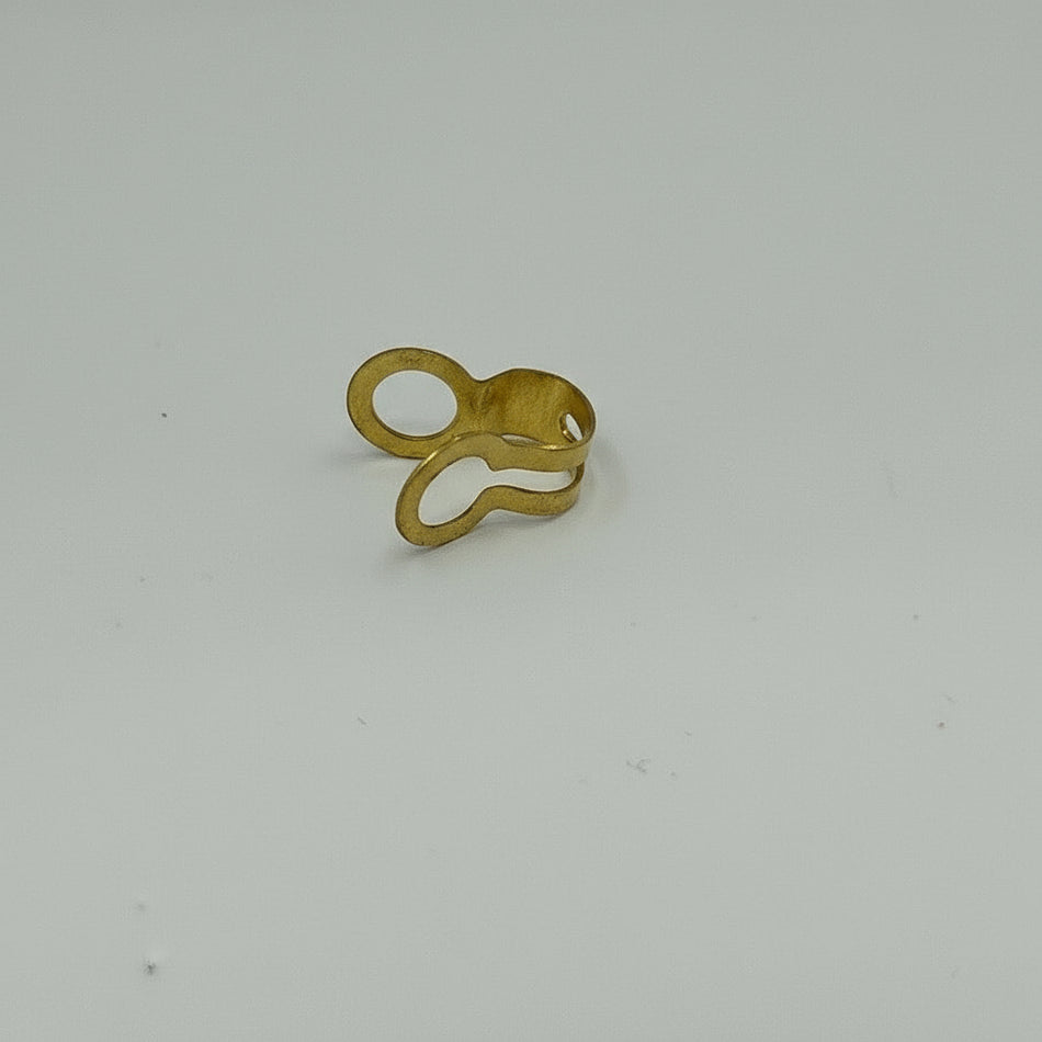 Polished Brass Ball Chain End Attachments