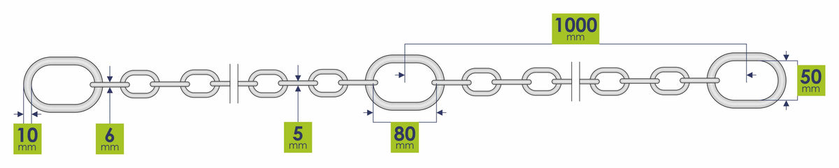 Chain Rope For Pump Buy 500kg Stainless Steel Pump Lifting Chain – English Chain Direct