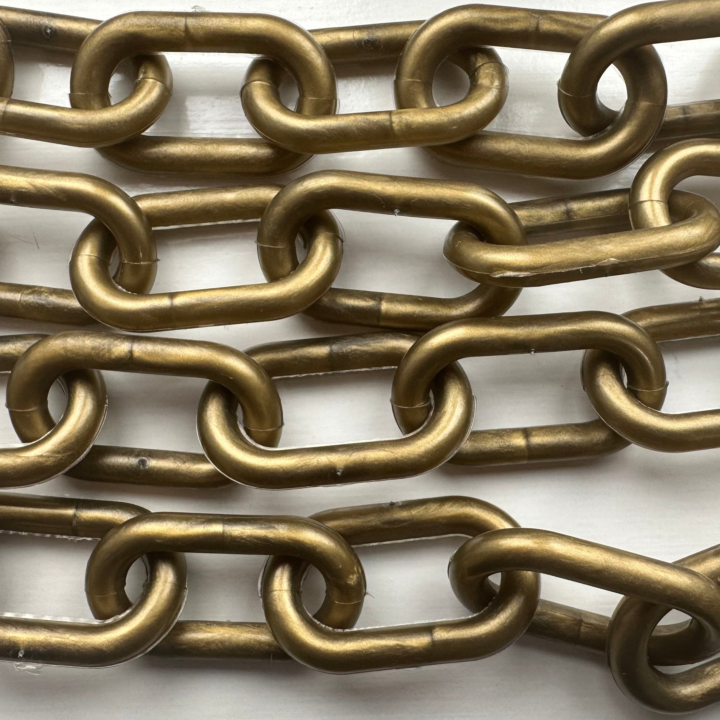 Antique Brass Coloured Plastic Chain, Brass Effect Plastic Chain by the ...