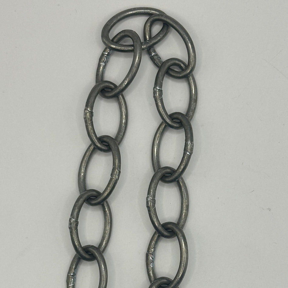 Steel Oval Link Chain - Unfinished