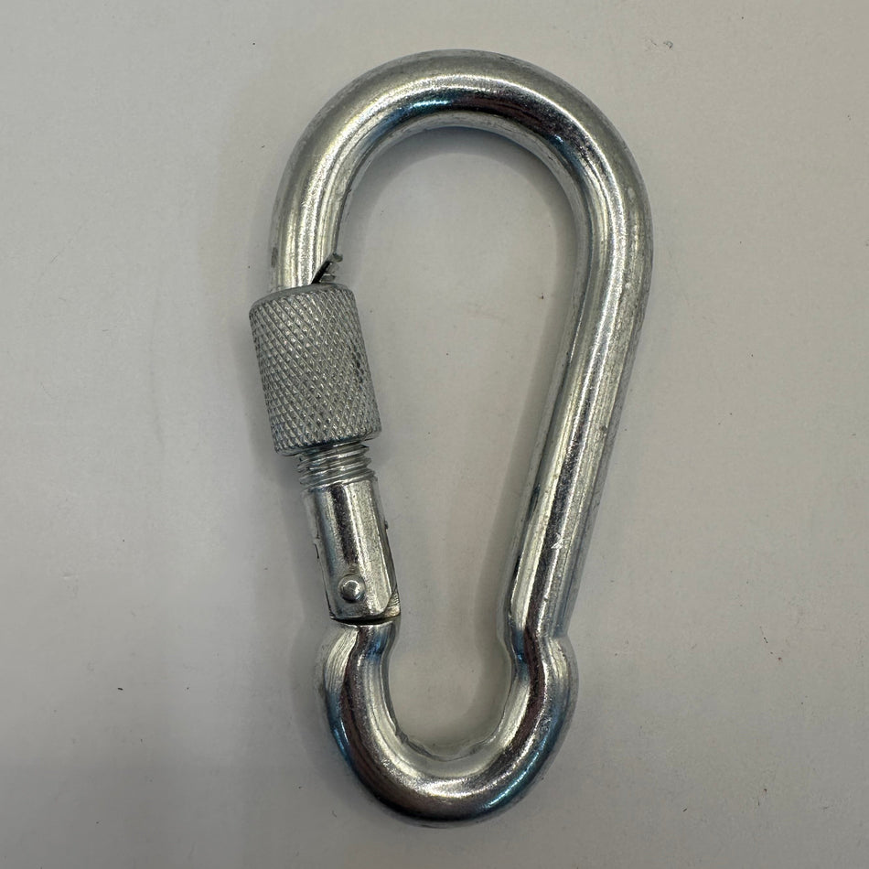 Carbine Hook with Screwnut - Zinc Plated