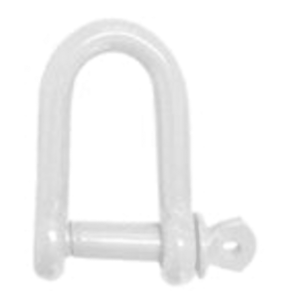 White Epoxy Coated Steel Dee Shackles