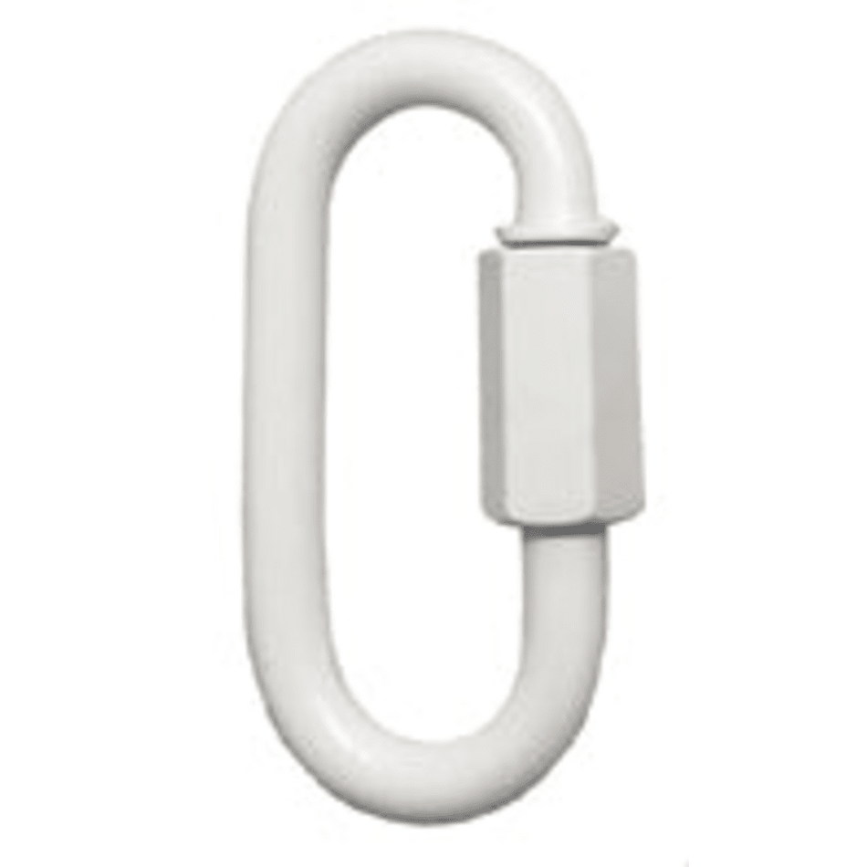 White Epoxy Coated Steel Quick Links