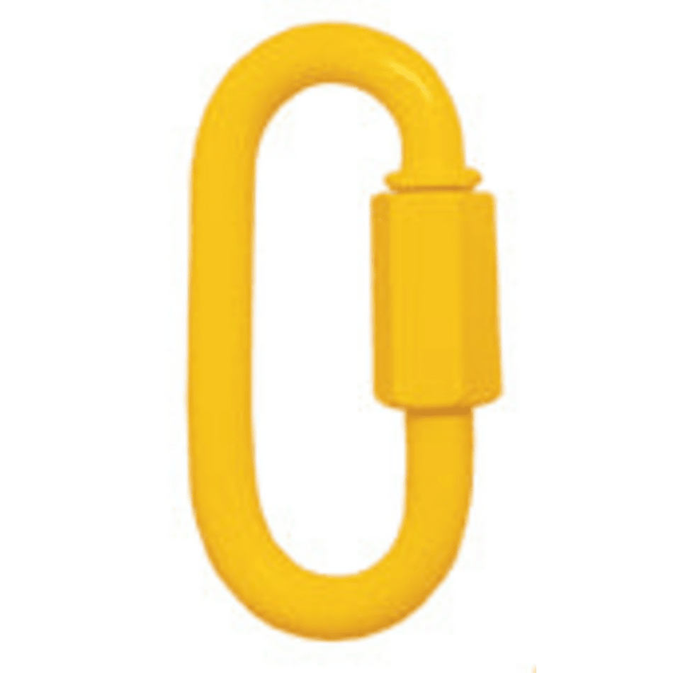 Yellow Epoxy Coated Steel Quick Links