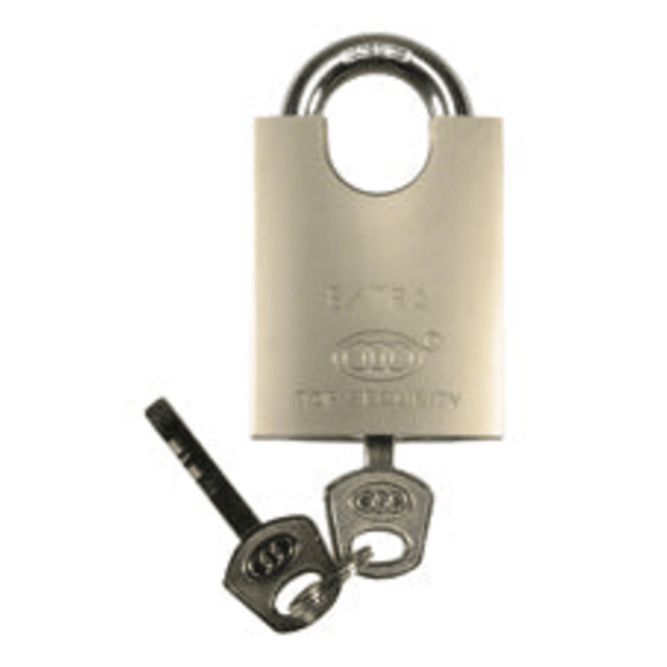 Tri-Circle Close Shackle Solid Brass Padlock