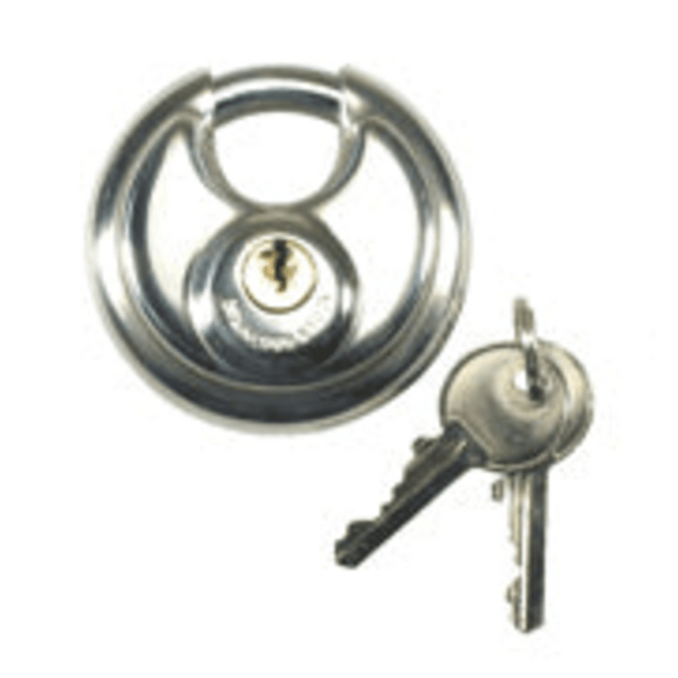 Tri-Circle Stainless Steel Disc Lock