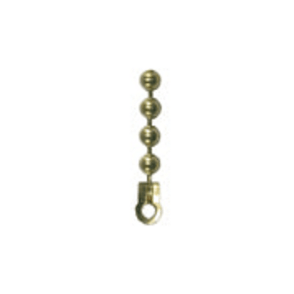 Polished Brass Ball Chain End Attachments