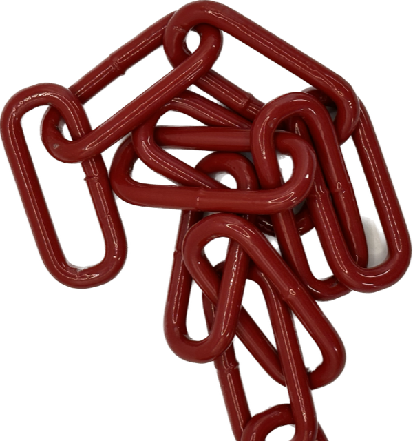 Red Grab Chain Buy 6 x 42 Welded Chain - Red Powder Coated – English Chain Direct